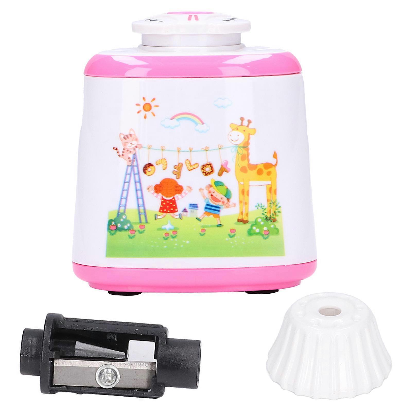 Pencil Sharpeners Compact Portable Safe Stable Large Capacity Storage Tank Learning Tools for Classroom