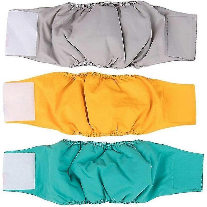 Rüden Windeln (3er-Pack) - Stoffwindeln für Hunde