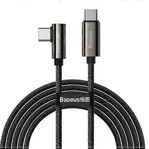 Baseus CACS000703 Legend Series 100W USB-C / Type-C to USB-C / Type-C Elbow Fast Charging Data Cable
