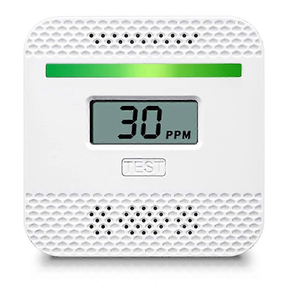 Carbon Monoxide Detectors, Portable Co Alarm Detector Device With Lcd Digital Display For Travel Ho