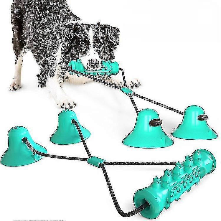 ペットの犬のおもちゃ歯ブラシ犬のための噛むおもちゃ小さな大きな子犬のおもちゃ吸盤おもちゃ@bugu