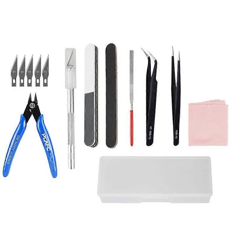 3D Printer Tool Kit Clean Basic Tools with Plier File Tweezer Trimmer Scraper