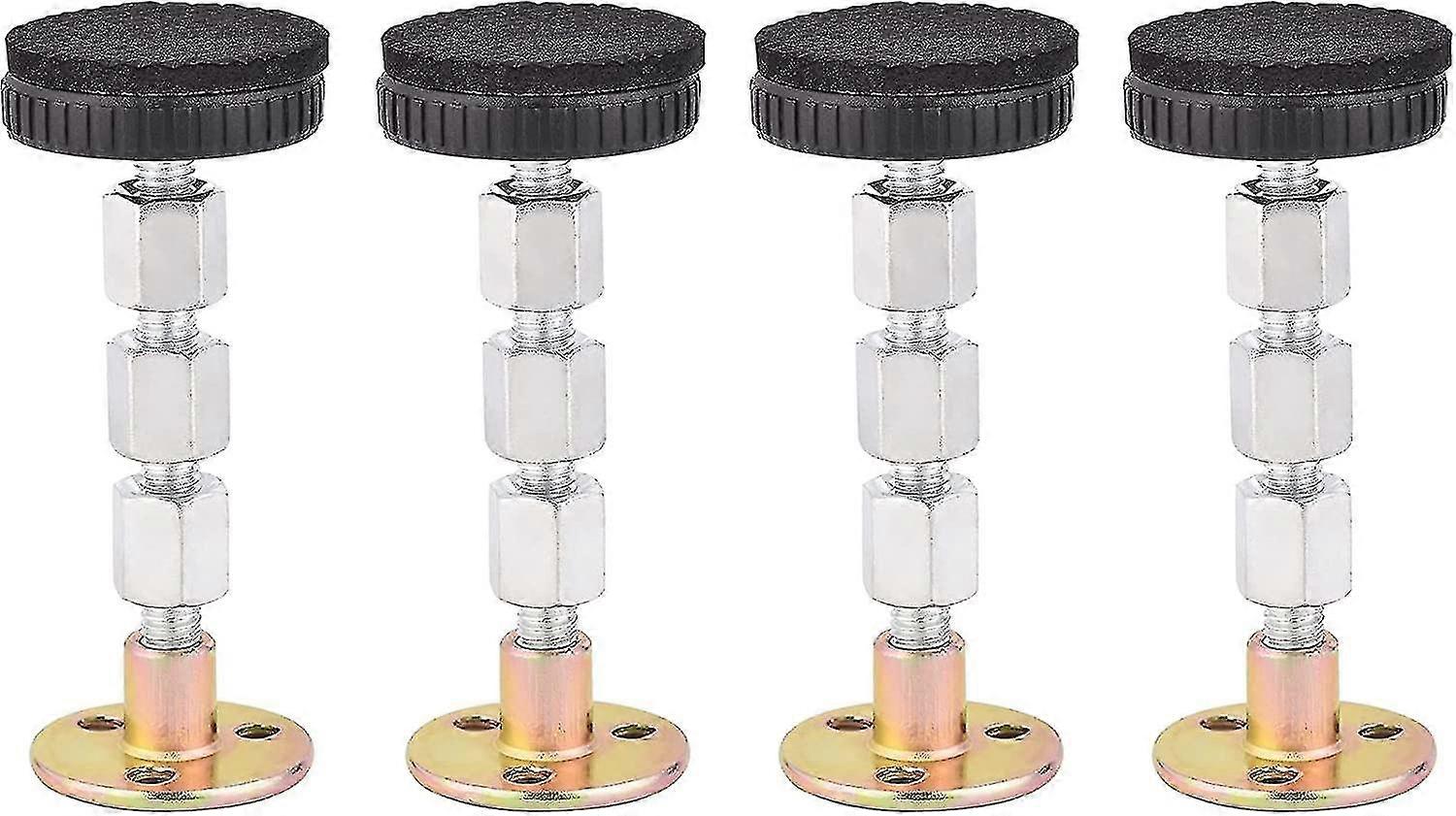 Headboard Stopper Set Of 4 Metal Bed Frame Anti Shake Tool Headboard Wall Mount Brackets Adjustable Threaded Bed Frame Anti Shake Tool For Bed