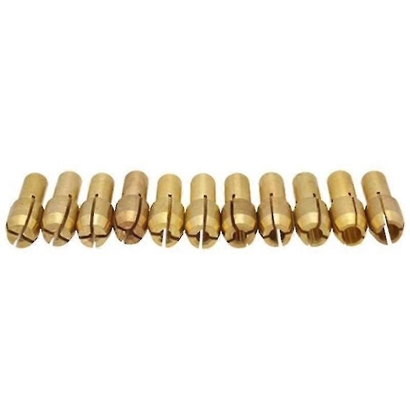 11pcs/set Mini Drill Brass Collet Chuck Accessories For Tool