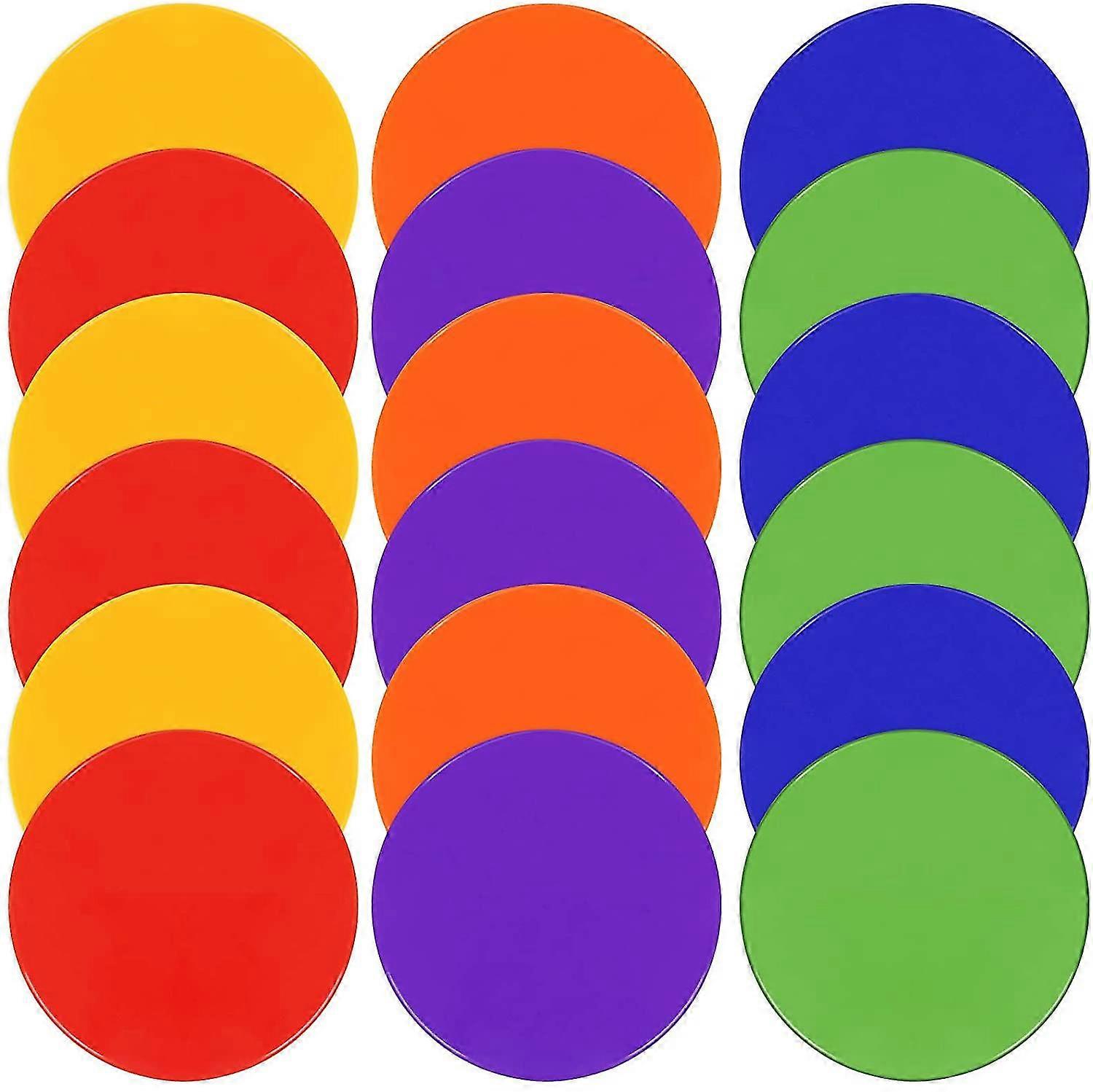 Spot Markers 18 Pcs 9 Inch 10 Inch Non Slip Rubber Floor Dots
