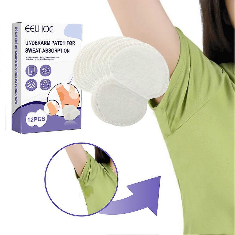 24pcsスウェットパッド制汗剤脇の下ガードシートシールドフレッシュシングルユース
