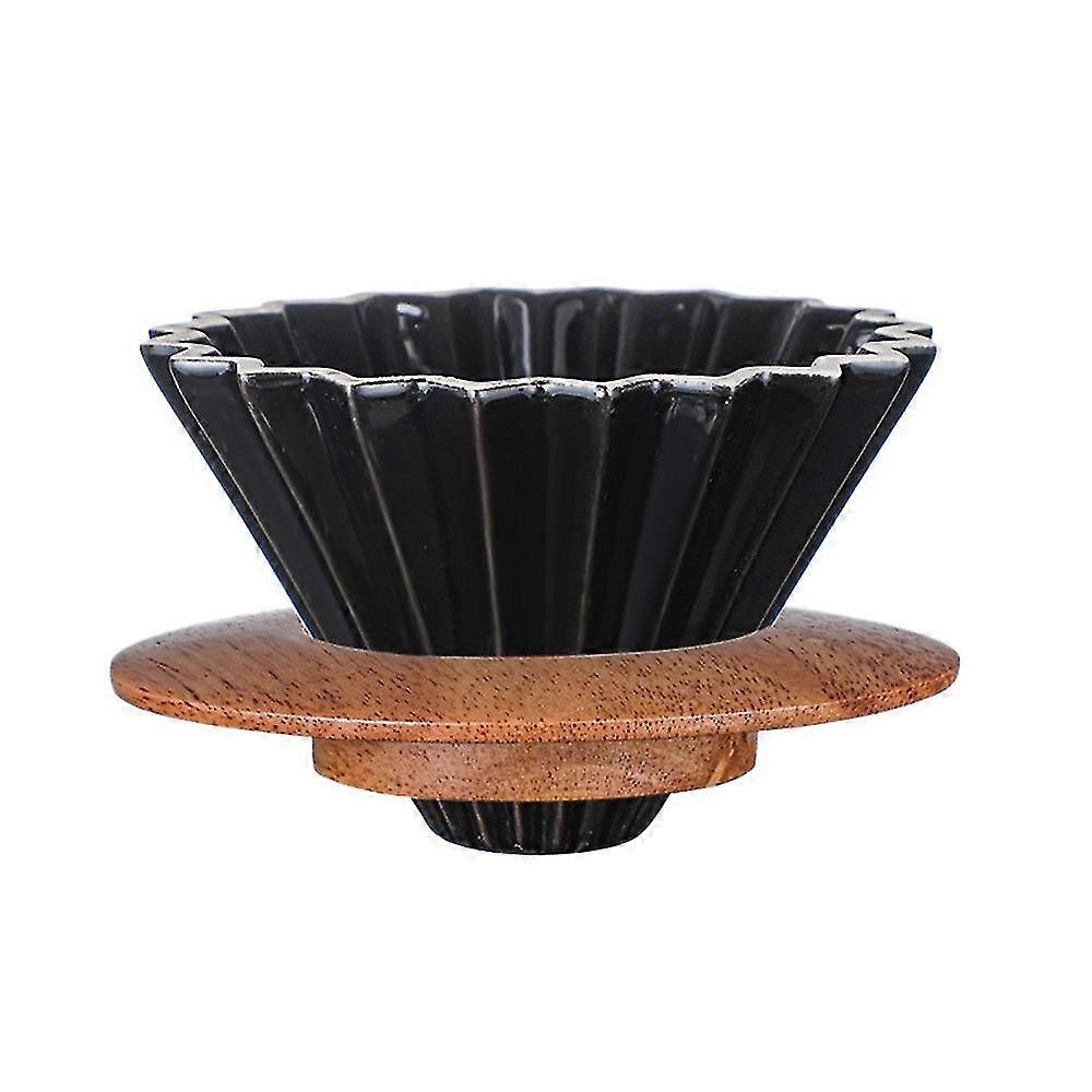 Coffee Filter Ceramic Pour Over Coffee Dripper Set V60 Dripper Removable Dripper With Stand Coffee