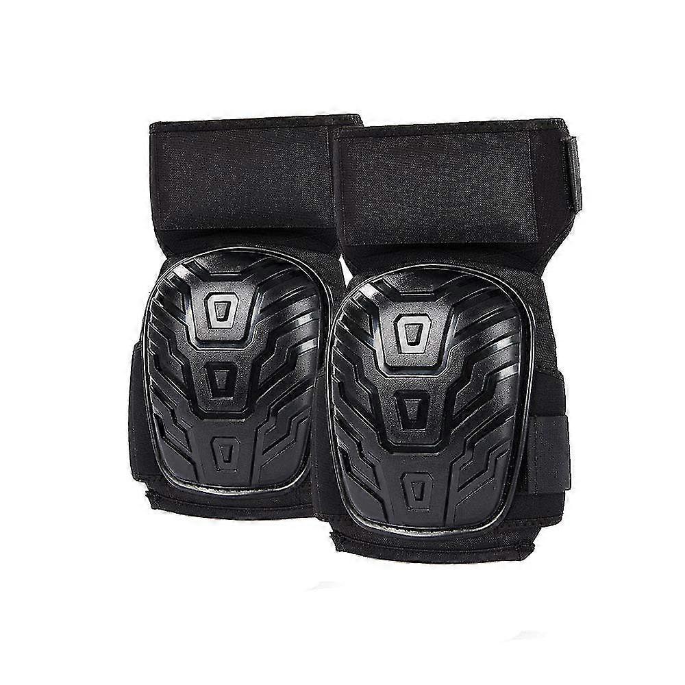 professional knee pads for work, sturdy foam padding, with non-slip straps and easy attach clips for men, women, flooring