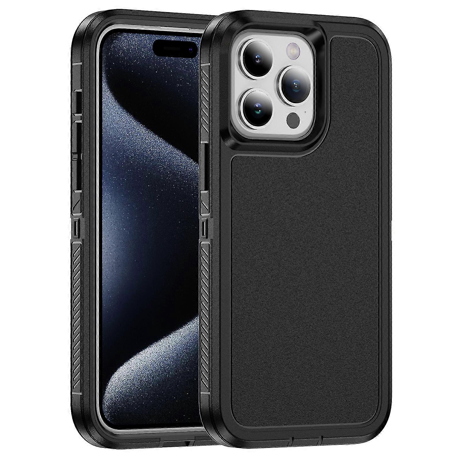 For iPhone 15 Pro Case TPU+PC Anti-drop Protective Phone Cover
