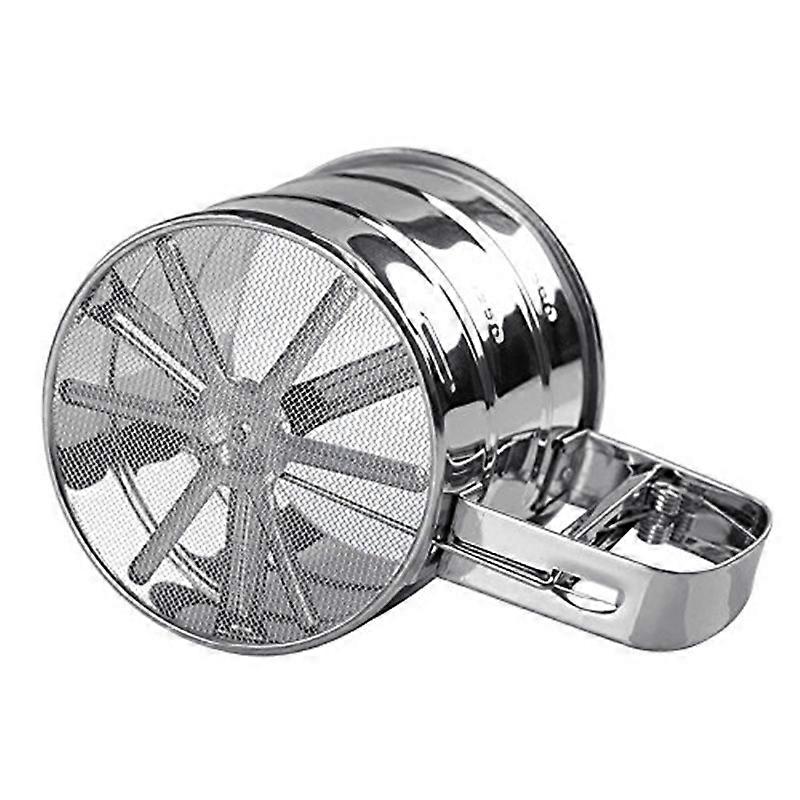 Edelstahl Pulver Mehl Sieb Becher Mesh Sieb Backen Küche Gadget Werkzeug KAESI
