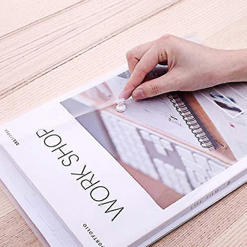20 Pcs Plastic Envelopes Poly Envelopes Clear Waterproof Envelope Folder With Button Closure, Us Letter A4 Size