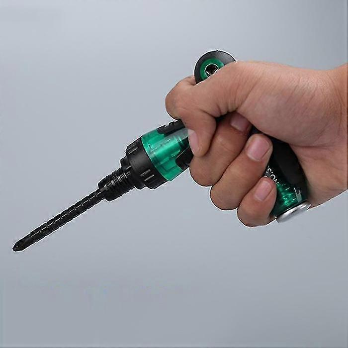 Multifunctional Anti-slip T-shaped Ratchet Screwdriver