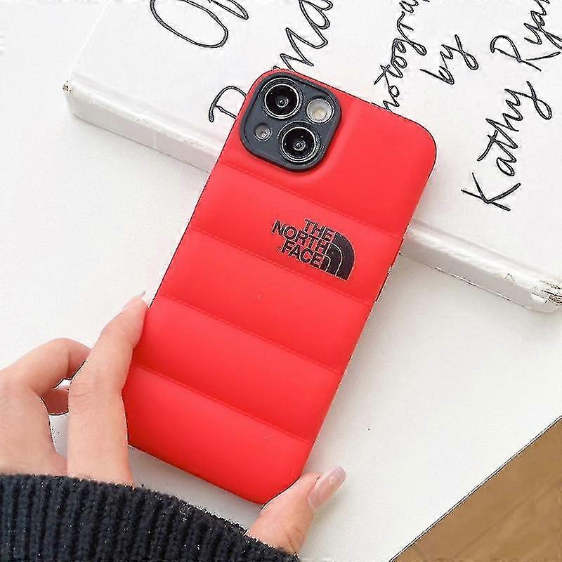 Winter Down Jacket 3d The Puffer Soft Cloth Phone Case ,3d Cute Shockproof Cover Case For Iphone 12 Promax/ 13 Promax