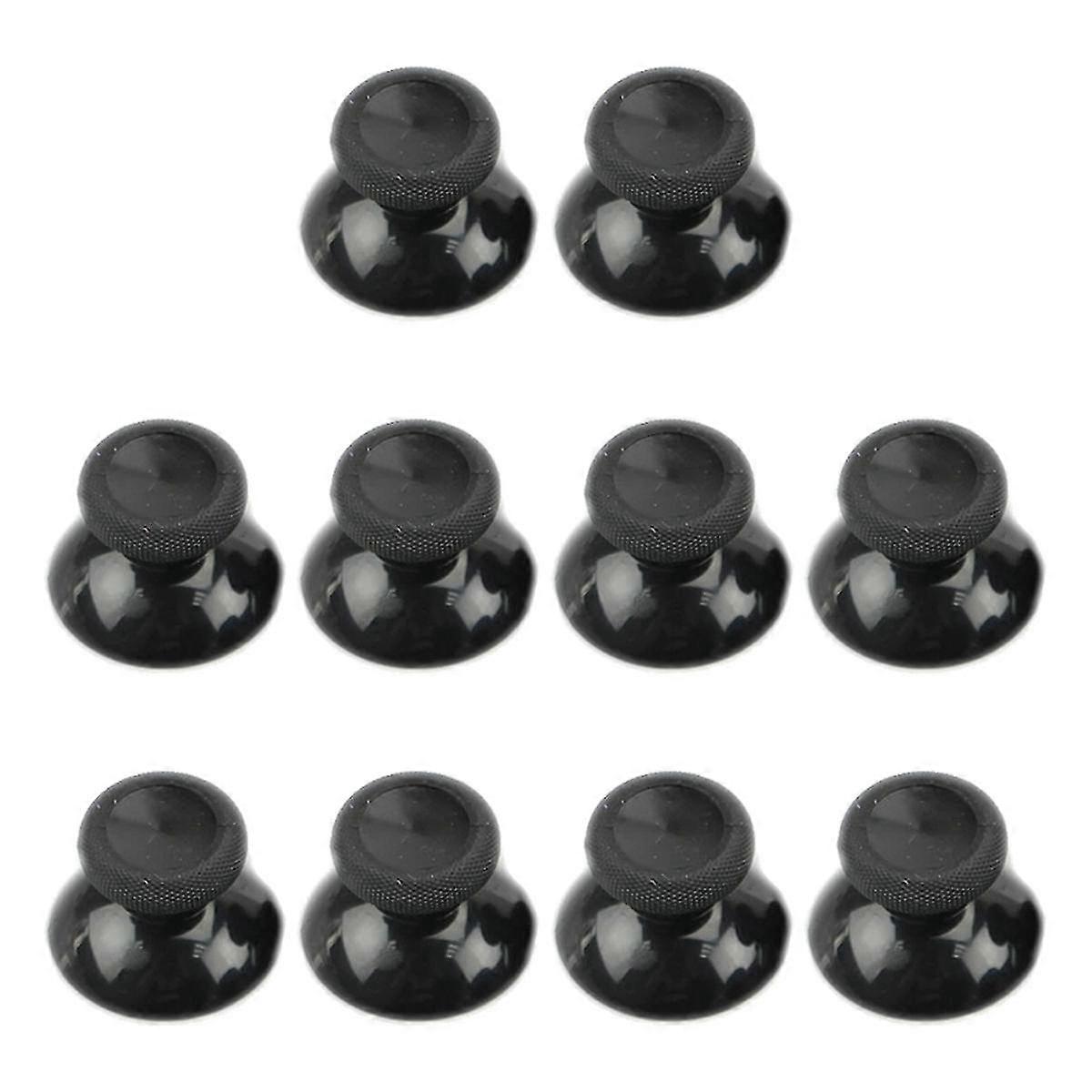 10pcs Replacement Analog Thumbstick Thumb Stick for One Controller Black Thumbstick Grips Caps Set