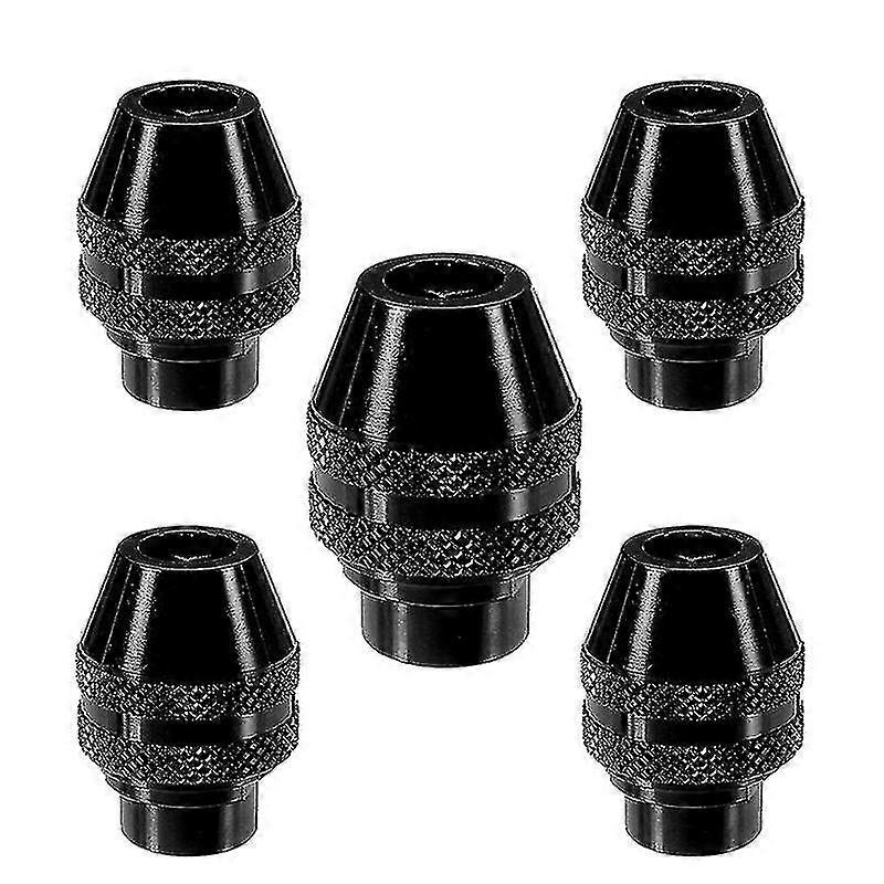 5 Pcs Quick Change Chuck Multifunction Universal Mini Keyless Drill Chuck Compatible Electric Grinder Tool-dt