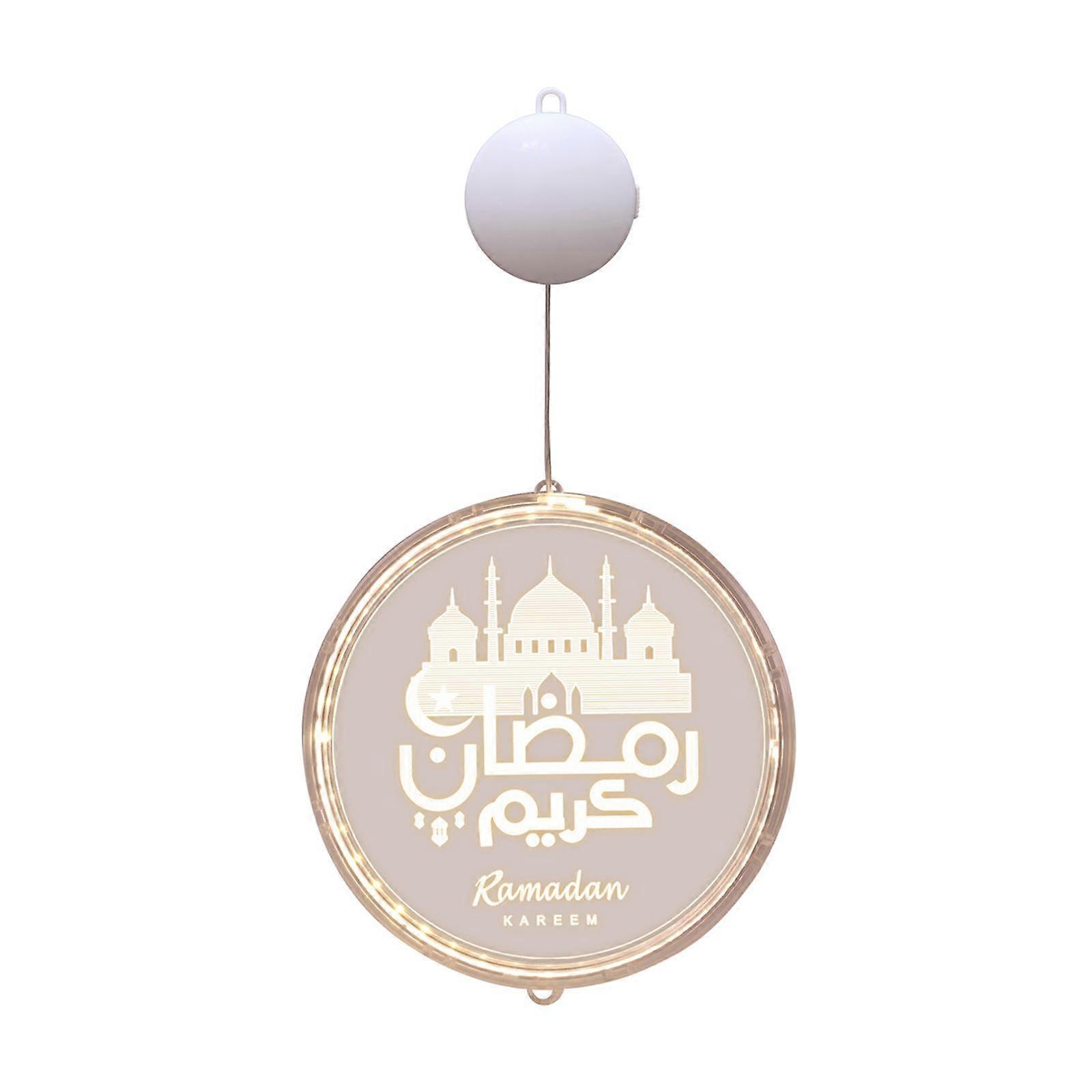 Ramadan Mubarak Eid Decorations Acrylic LED Lights Night Light Style 1