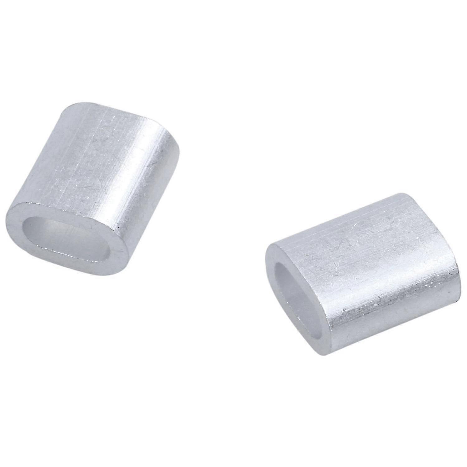 2mm Doble orificio Cable Clip Manga 80 Pcs