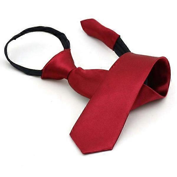Tie pre-tied solid color - Multi-color Red