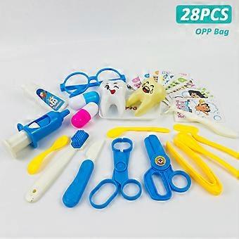 Doctor Set For Kids Pretend Play Girls Role-playing Games Hospital Accessorie Medical Kit Nurse Tools Bag Toys For Children Gift