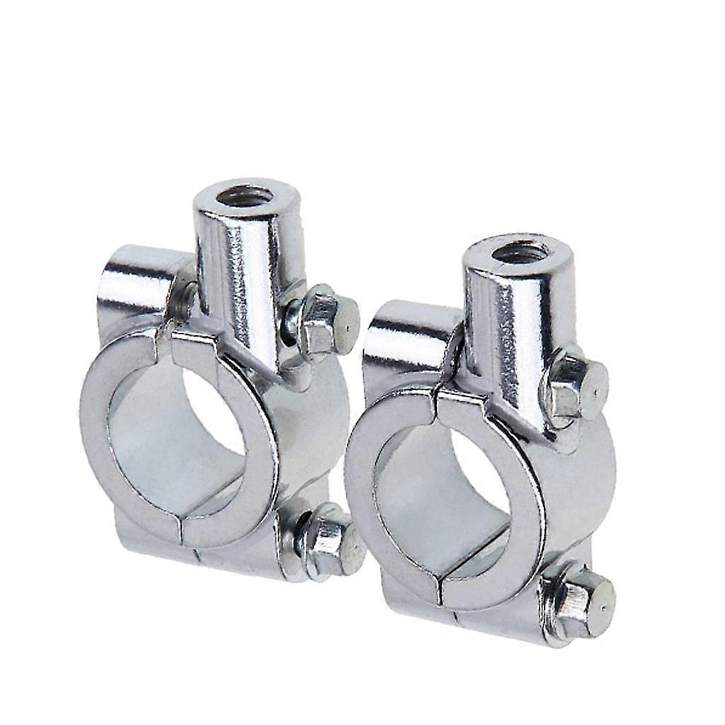 8mm Thread Motorcycle Universal Rearview Mirror Mount Bracket Clamp Adapter