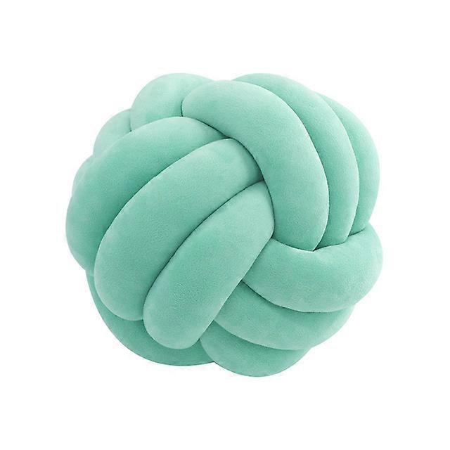 Green Clearance Knotted Round Cushion Cushion, Knot Cushion Cover, Decoration Child Cushion Baby Back Cushion Baby Nap Pillow Stuffed Animals Dolls To