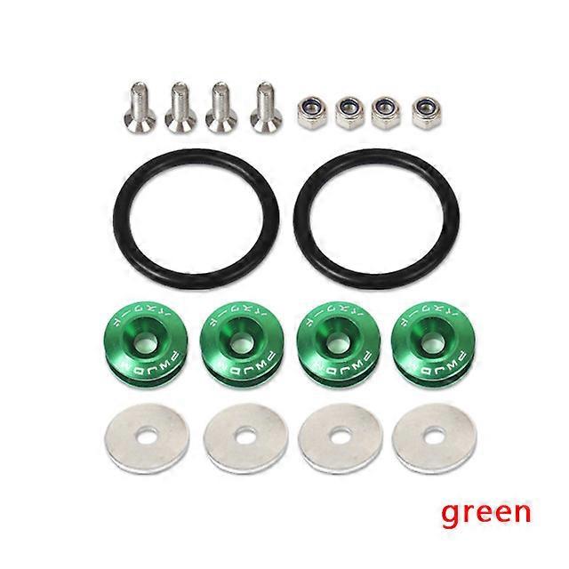 Aluminum Bumper Quick Release Fasteners Fender Washers Tuning Car Universal Quick Release Fasteners with Logo