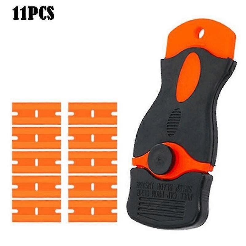 Aespa 11pcs Sealed Scraper Glass Scraper Plastic Scraper Razor Scraper Ceramic Hob Oven Scraper Aespa