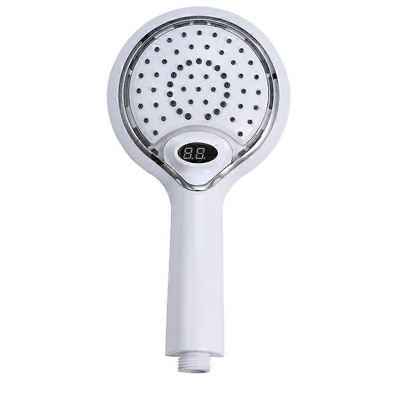 Soffione doccia portatile 3 colori LED Doccia Soffione Doccia Controllo Temperatura Spruzzatore (colore: bianco)