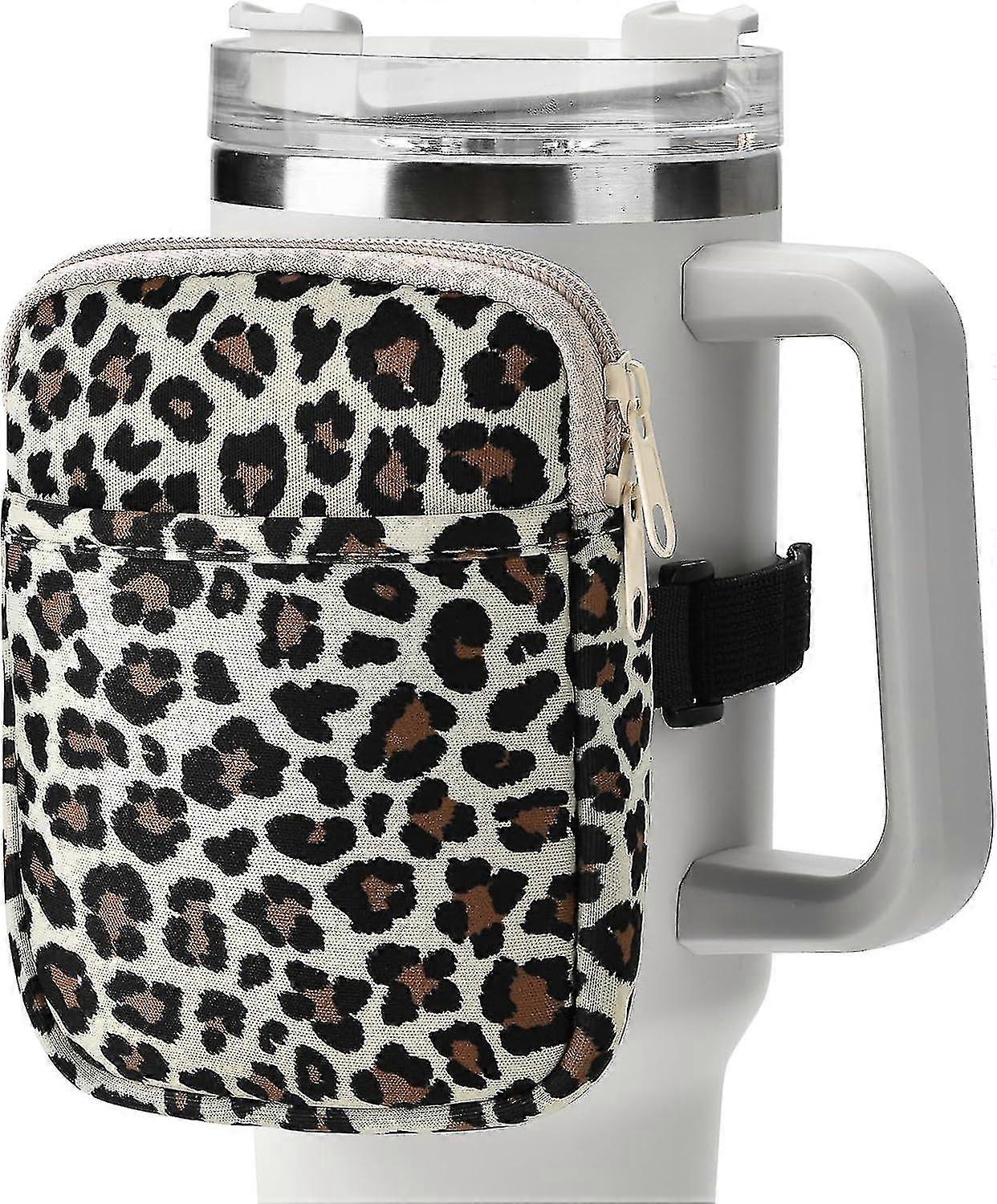 Pouzdro na láhev na vodu pro Stanley, 18 ~ 40oz Stanley Cup příslušenství, Stanley Cup Fanny Pack, tumbler pouzdro s kapsou, pro telefon, karty, klíče, peněženka, sluchátko