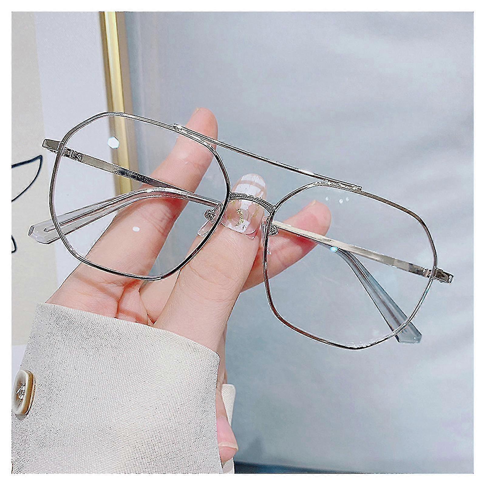 Óculos de computador com grau de raios de radiação anti radiação retro oversized com grau