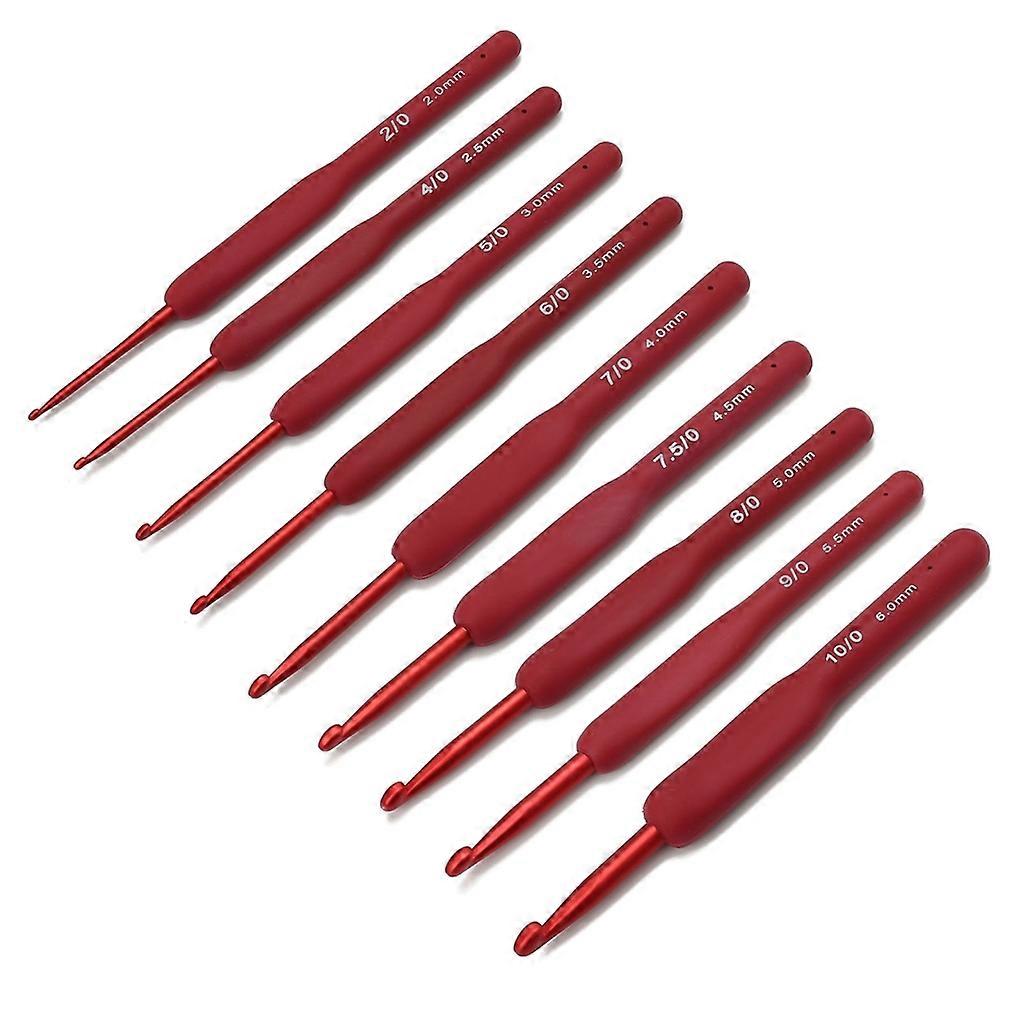 Practical Knitting Needles 2mm-6mm Ergonomic Crochet Hooks Long Crochet Needles
