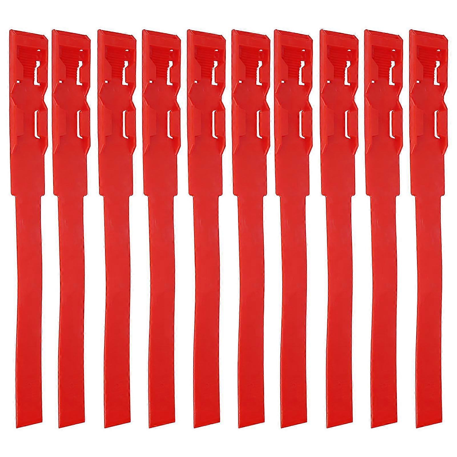 Identification ID Collar Bands for Cattle Marking 10pcs Farm Livestock Supplies Red