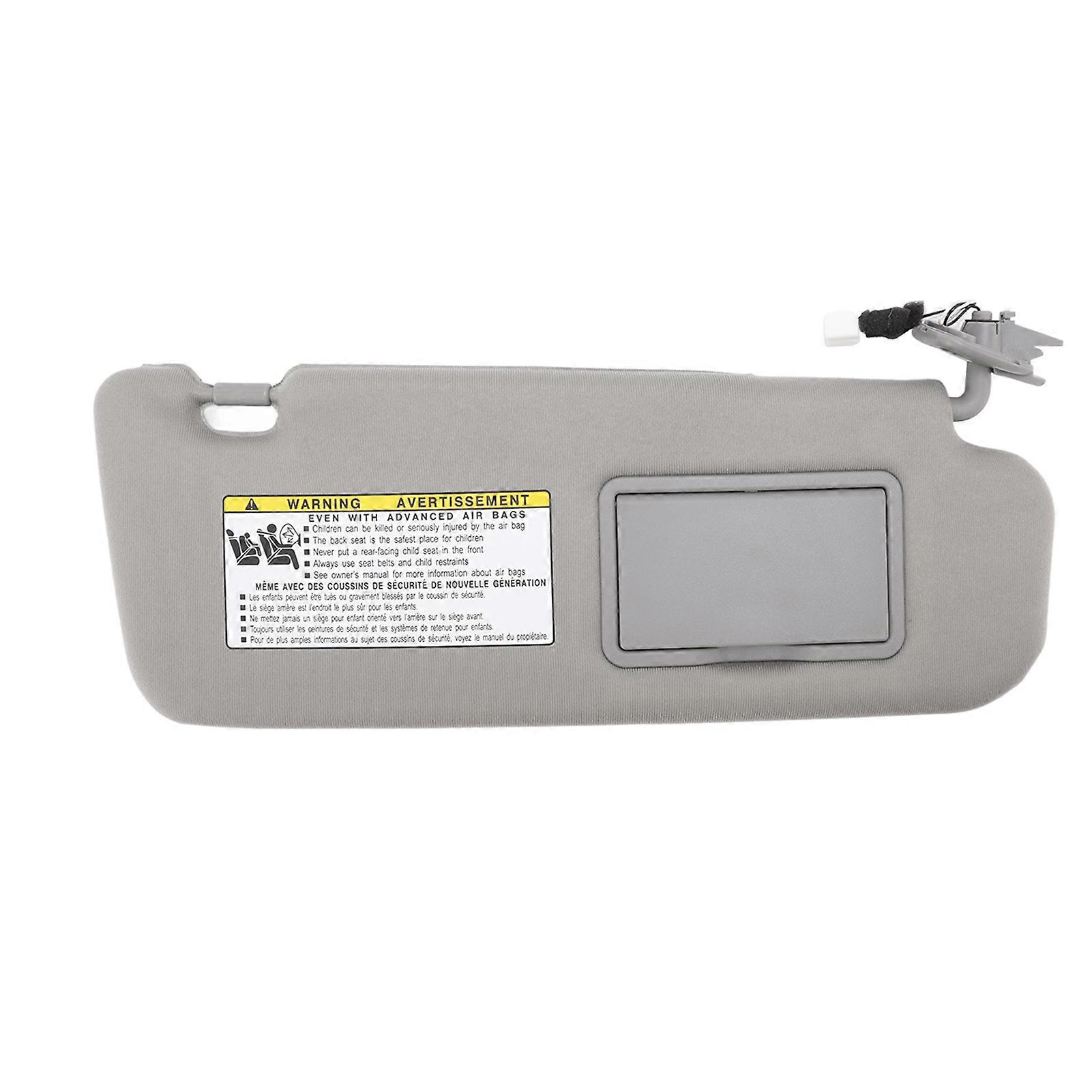 Sunvisor Assy Grey UV Blocking 852013K010QD Replacement For Hyundai Sonata 20062008 Right/Left