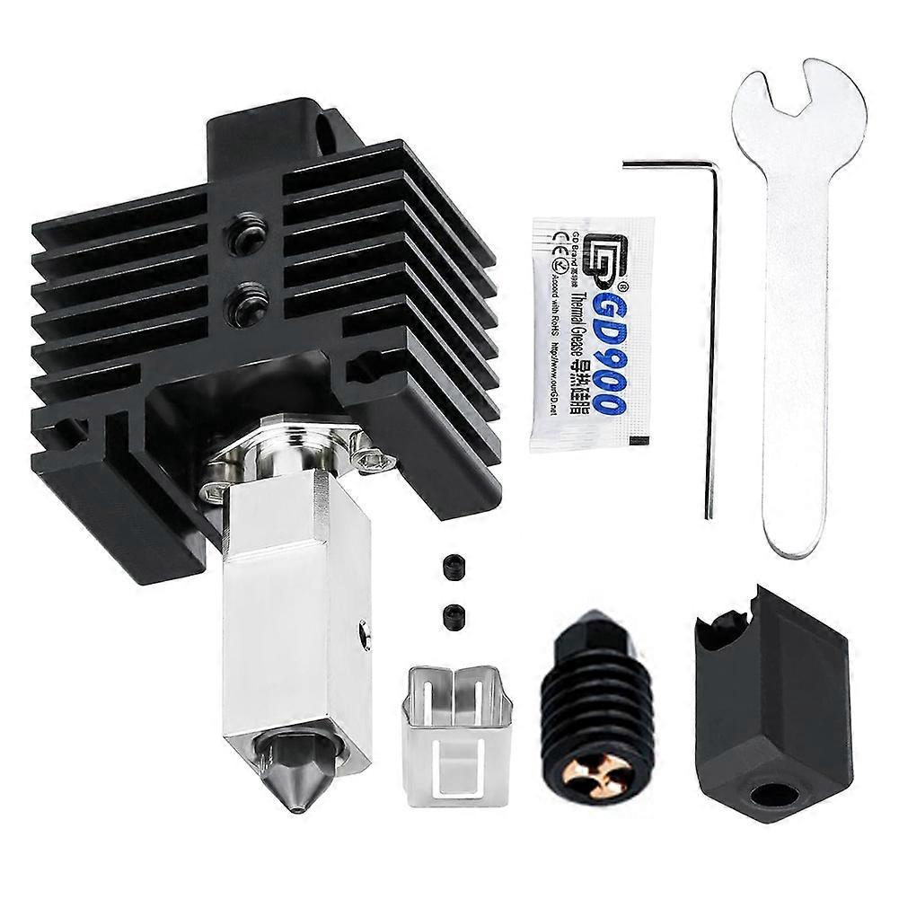 3D Upgraded Hot-End Version Hardened Steel Nozzle Assembly Kit, for Bambu Lab X1 and P1P
