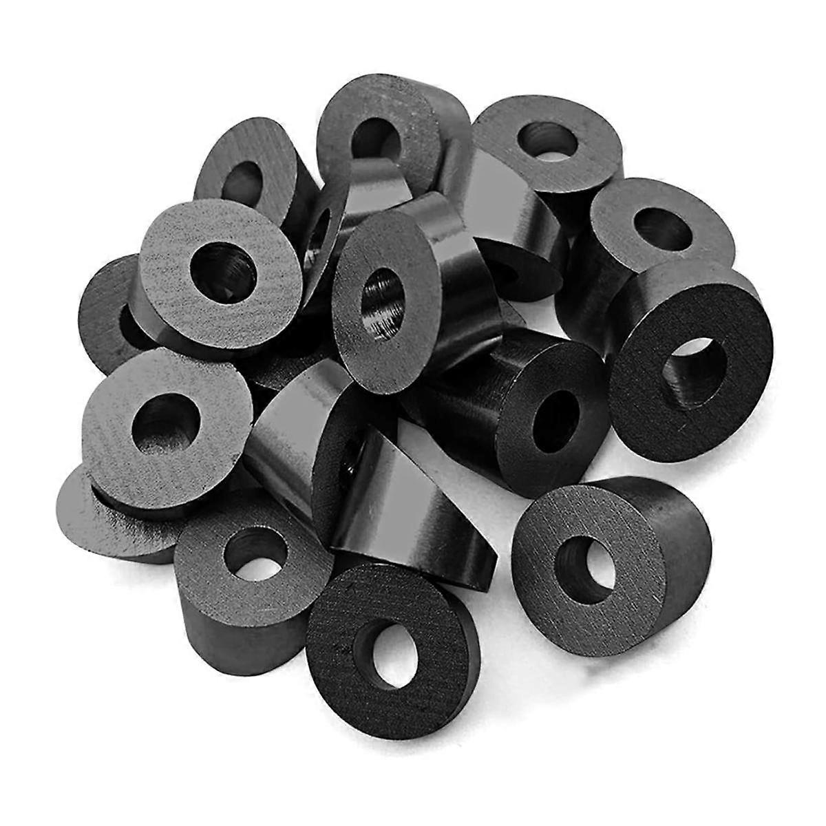 20 Pack 1/4In ID Angle Washers for Cable Railing Posts, for 1/8In 5/32In 3/16In Deck Cable Railing Cable Railing Angled