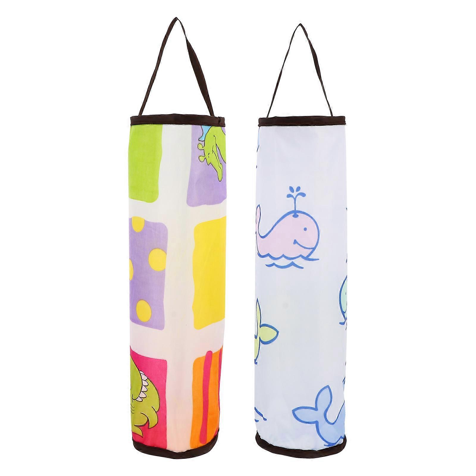 2 Pcs Bucket Shape Lightweight Storage Containers Convenient Hanging Bags