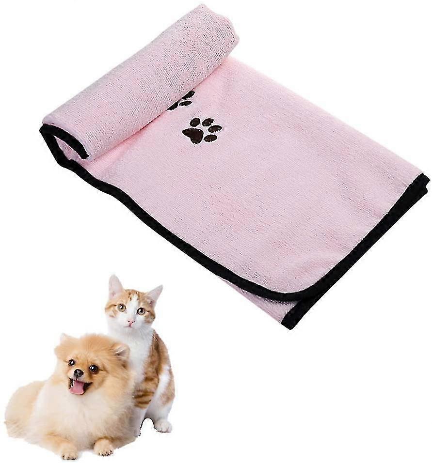 Koiran pyyhe erittäin imukykyinen nopeasti kuivuva imukykyiset pyyhkeet pehmeä mikrokuitu lemmikkieläinten kylpytakki huopa koirille