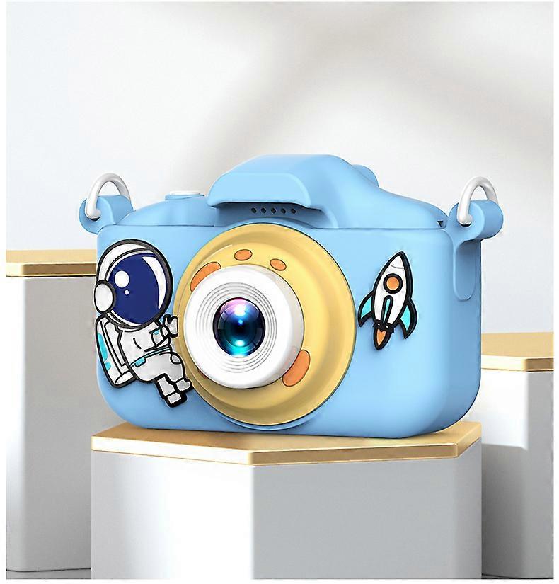 Kids camera, front and rear dual camera 1080P HD camera for kids and beginners, comes with 32GB SD card and card reader