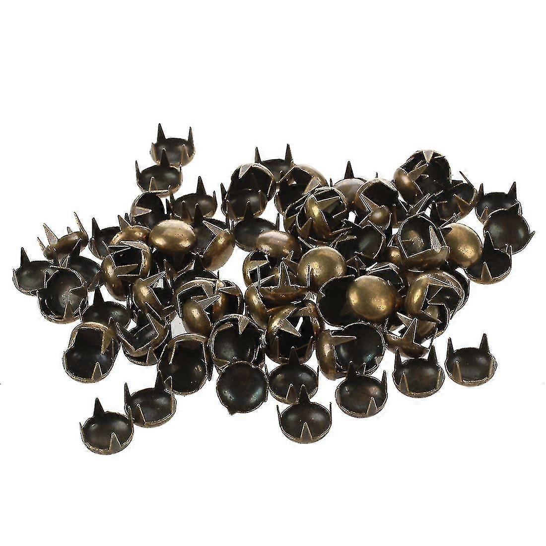 100pcs 7mm Round Rivet Cone Decorative Studs Rivet
