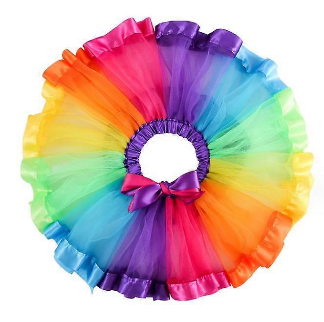 Regenbogen Tüll Rock Tutu Rock