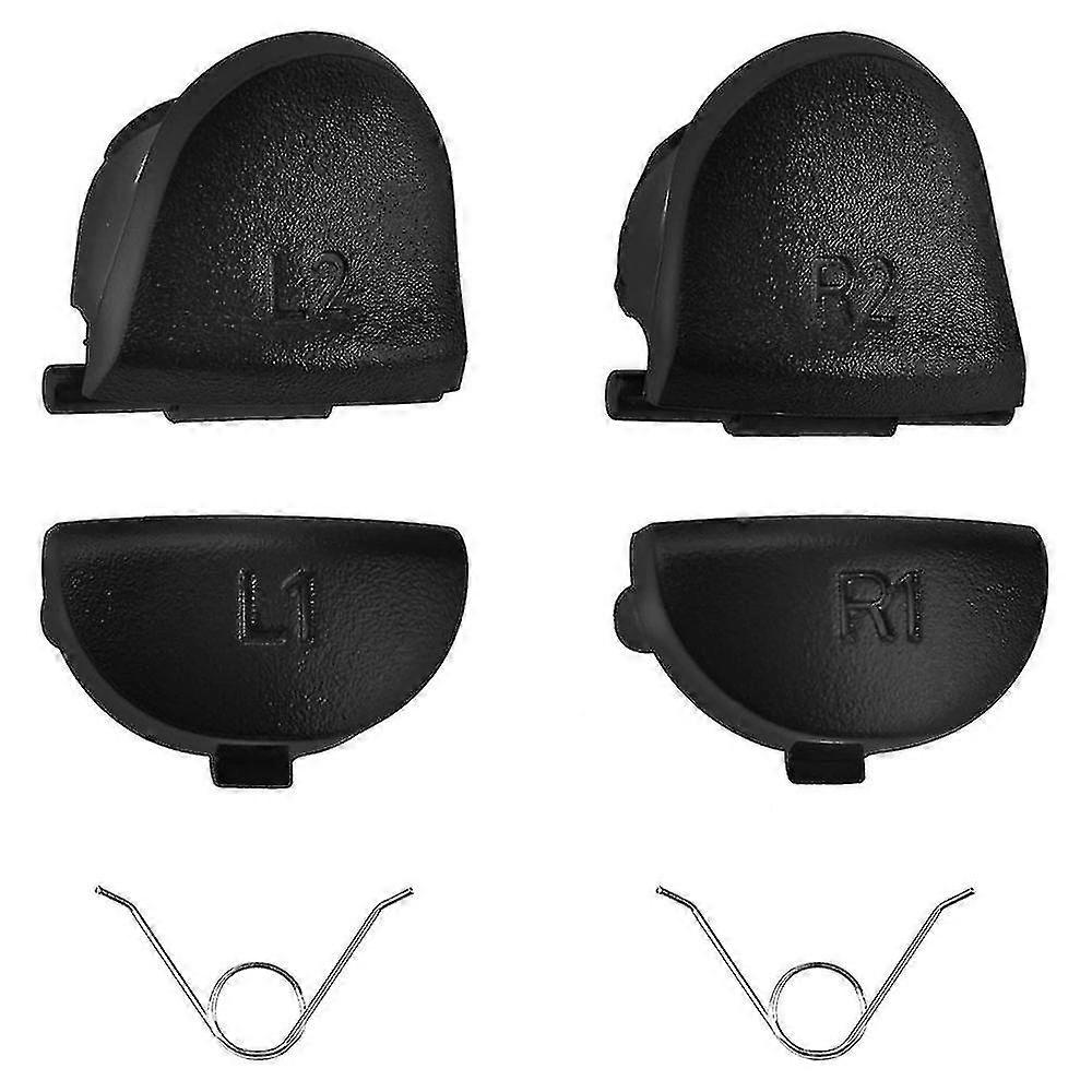 Trigger Buttons Buttons Shoulder Buttons For Playstation 4 Dualhock 4 Controller Bundle Set L1 + L2 + R1 + R2 + 2 Brackets Exchange Spare Parts Access