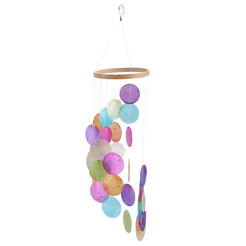 Wind Chime Decorative Hanging Design Multi-Color Delicate Indoor Hanging Wind Bell for Balcony JIKAIX