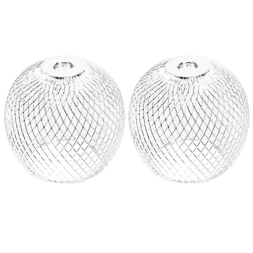 2pcs Light Covers Replacement Lampshade Hollow Lighting Shade Metal Lampshade