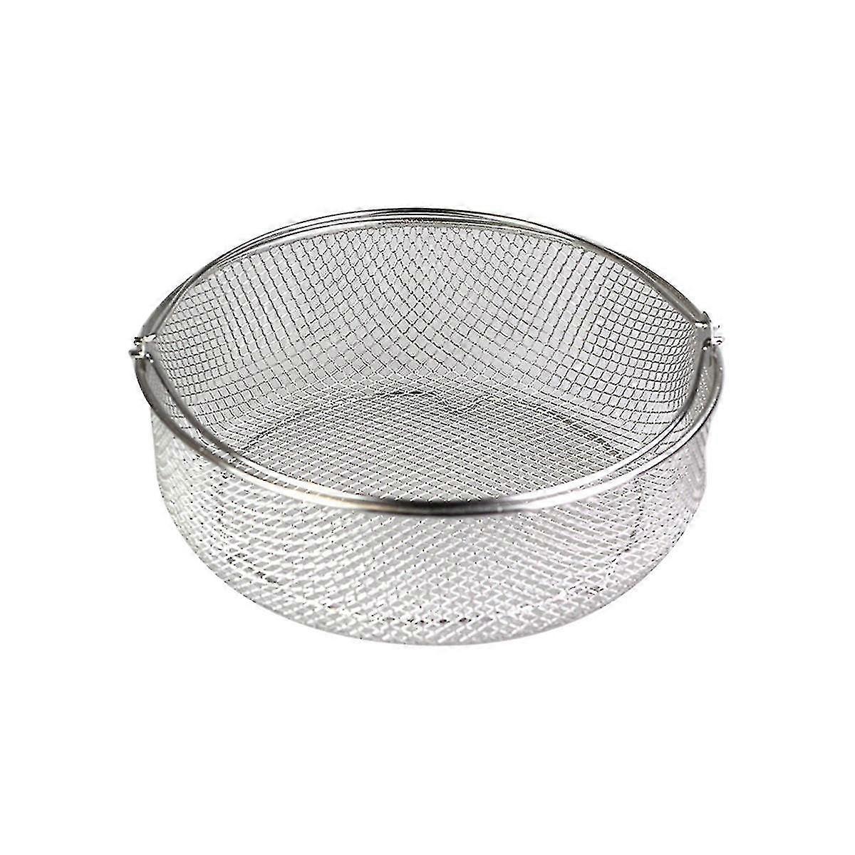 8 polegadas Airfryer Cesta Steamer Cesta de aço inoxidável Mesh Basket Roasting Rack compatível com Airf