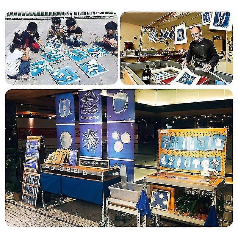 CORHAD 10Pièces Papiers Cyanotype Potassium Ferricyanide