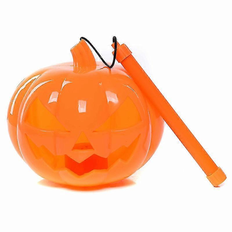 Pumpkin Lantern 2pcs halloween Pumpkin Light Portable Plastic Pumpkin Lantern With Handle