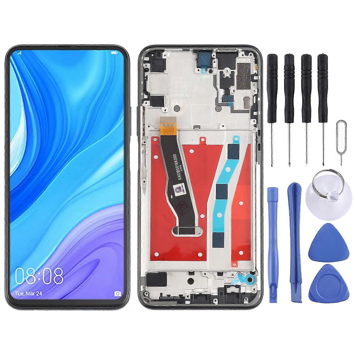 OEM LCD Screen with Frame For Huawei P smart Pro 2019  (Black)