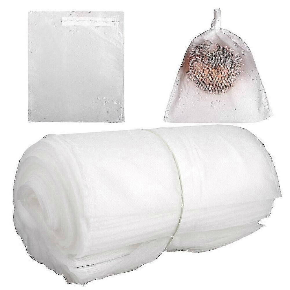 100PCS حديقة الغطاء النباتي الفاكهة حماية صافي شبكة حقيبة ضد الحشرات