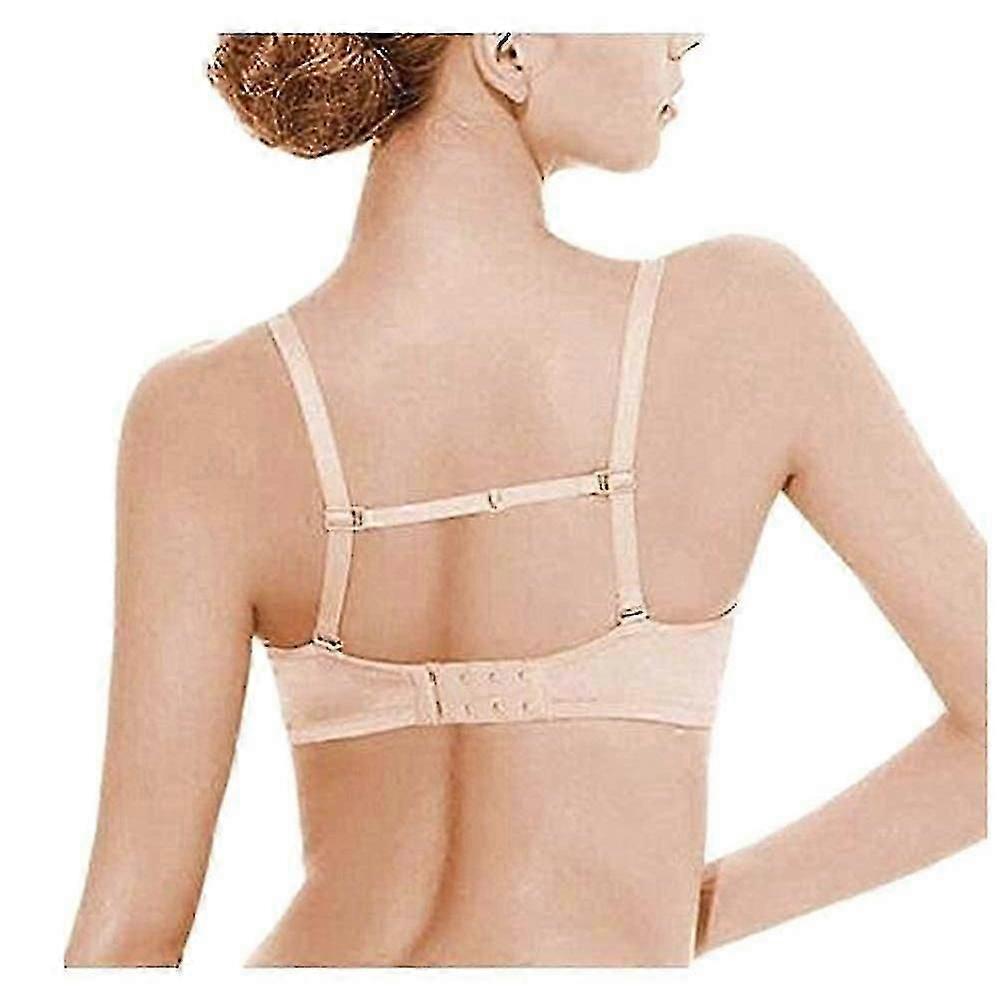 12 Pack Non Slip Elastic Bra Strap Clips Holder Adjustable QRN -X