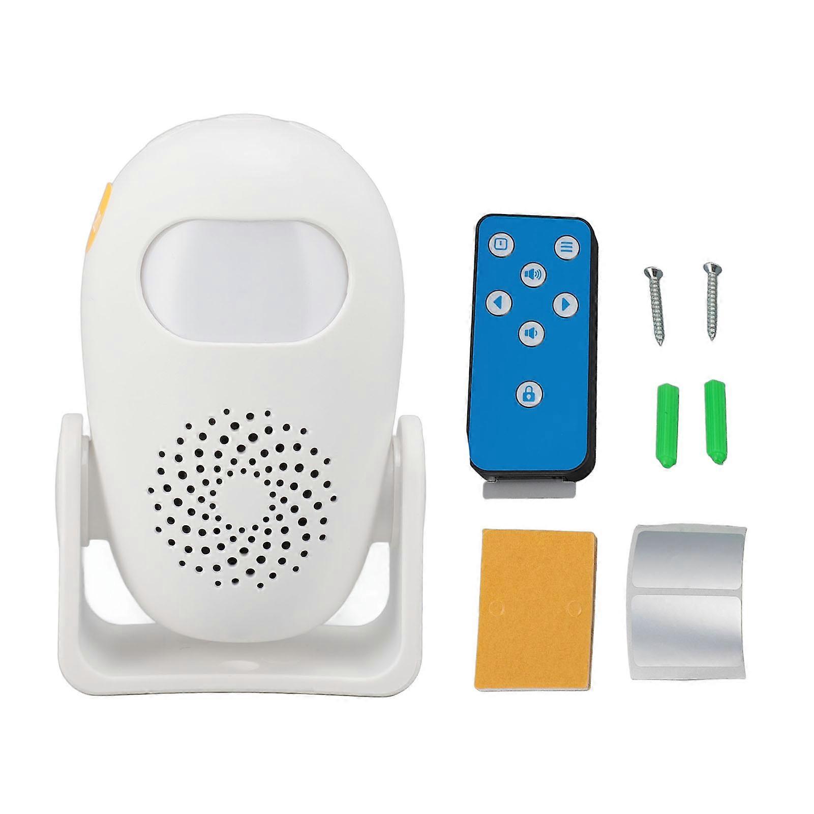 Wireless Motion Sensor Doorbell - Infrared Detection, Custom Sounds, Multi-Functional Modes